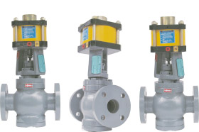 Pneumatic Two Way Control Valves, Working Pressure : 16 Bar