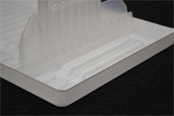 Custom Thermoformed Styrene Trays For Injection Molded Parts