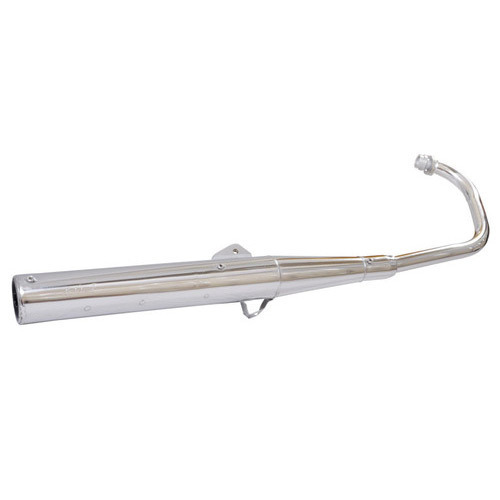 Mark Metal Aluminium Two Wheeler Silencer, Surface Treatment : Polished