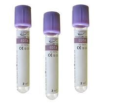 EDTA K-3 Double Cap Blood Collection Tube