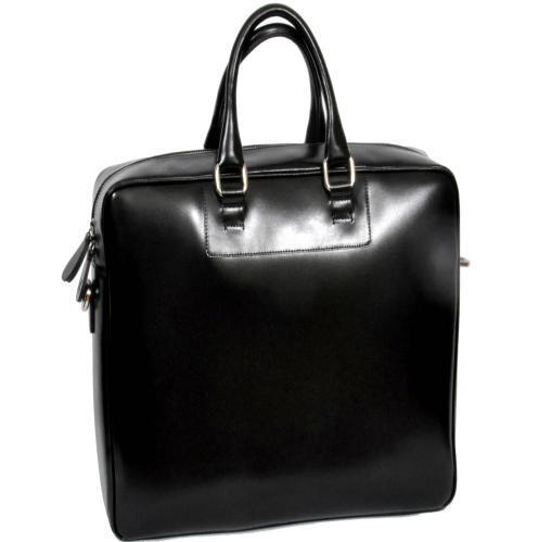 Mens Leather Black Business Bags