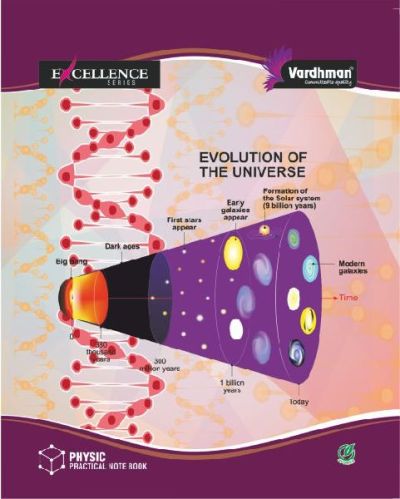 Rectangular 27cm X 21.5cm Physic Practical Notebook, For School, Cover Material : Paper