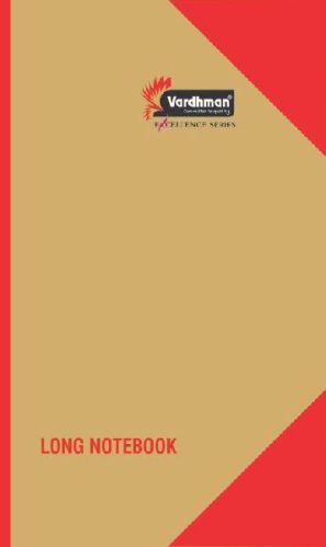 Rectangular 31cm X 19cm Long Notebook, For Office, School, Cover Material : Paper