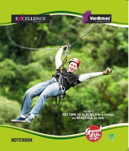 Rectangular Staple Excellence Series Notebook, For Office, School, Cover Material : Paper