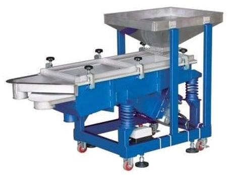 Horizontal Vibrating Sieving Machine, Capacity : 0.3-6 Ton/hour