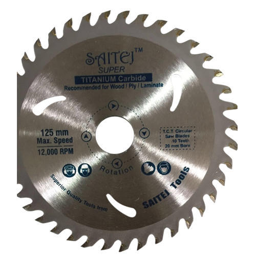 Tungsten Carbide Wood Cutting Blade, Size : 125 Mm