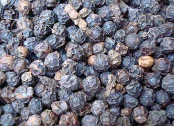 Black pepper, Storage : Cool, Dry Place