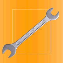 Chrome Vanadium Steel Double Open End Spanners-0206