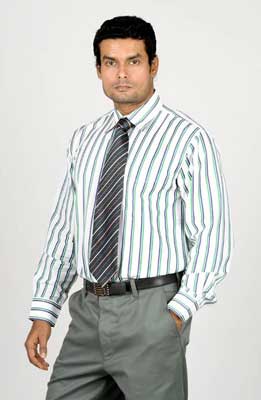 Mens Formal Shirts, Material : Linen