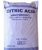 Citric Acid, Form : Powder
