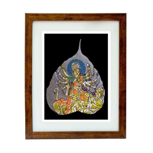 Canvas Goddess Durga Painting, For Used Religious Purpose