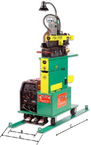 PORTABLE SHEAR END WELDER