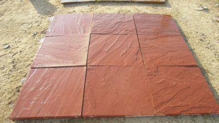 Honed Agra Red Sandstone Paving