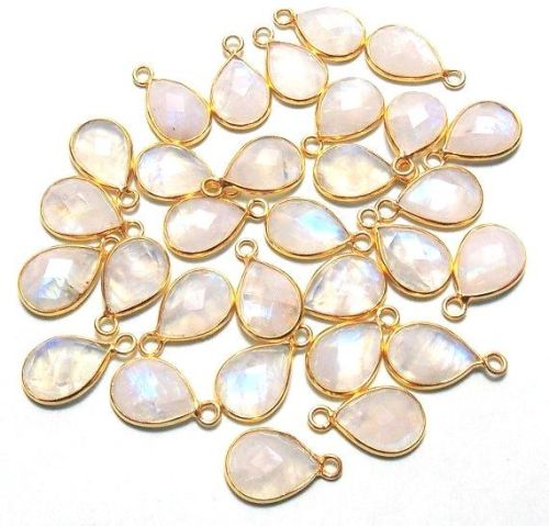 Sterling Silver White Rainbow Bezel