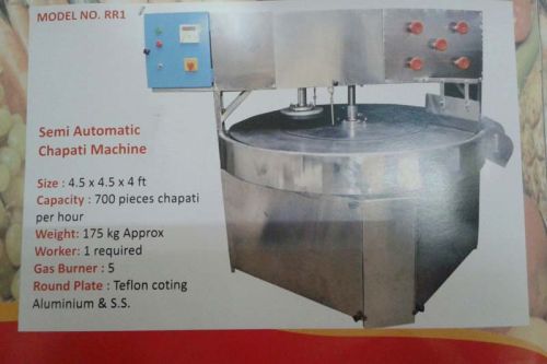 Electric 100-500kg Automatic Chapati Making Machine, Voltage : 220V