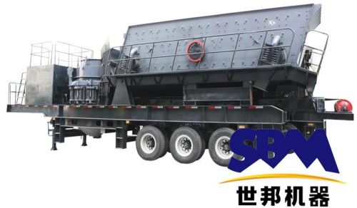 Sbm Portable Crushing Plant, Mobile Crusher, Sbm Crushing Station