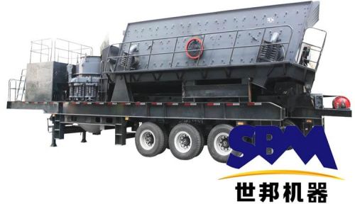 Mobile Impact Crusher Machine, Brand Name : SBM