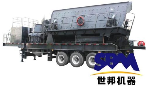 Mobile Cone Crusher Machine, Brand Name : SBM