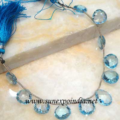 Blue Topaz Beads