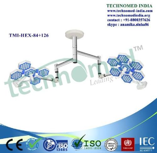 Ceiling LED Surgical Light, Color : White Blue