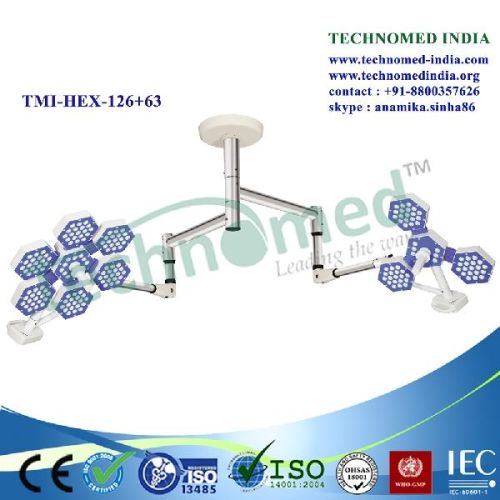 Technomed India Stainless Steel Double Dome Ceiling Light