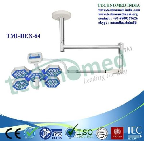 Technomed Ceiling LED OT Surgical Light, Color : White Blue