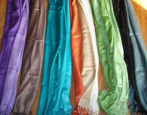 Plain Silk Stoles