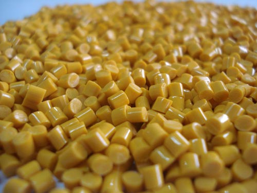 Lemon Yellow ABS Granules, For Making Plastic Material, Packaging Size : 10kg, 15kg, 25kg, 50kg