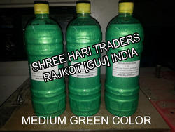 Medium Green Metalic Liquid Color