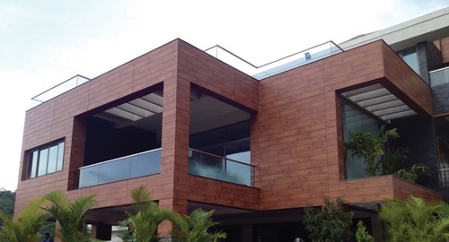 Wooden HPL Exterior Cladding Services
