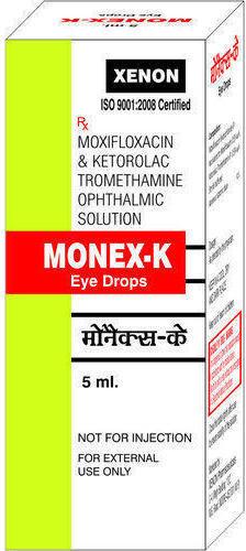 Plastic Monex-K Eye Drop, Bottle Size : 5 Ml