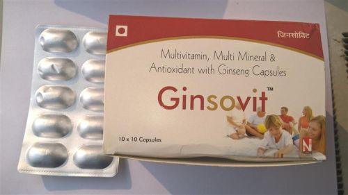 Multivitamin With Antioxidant & Magnesium Sulphate With Ginseng