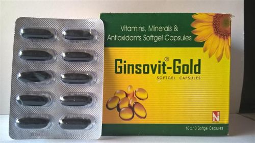 Multivitamin With Antioxidant & Magnesium Sulphate With Ginseng SOFT GEL CAP