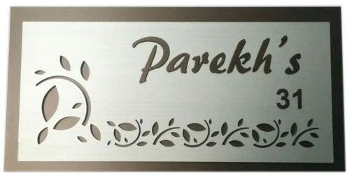 Steel Laser Cutting Name Plates
