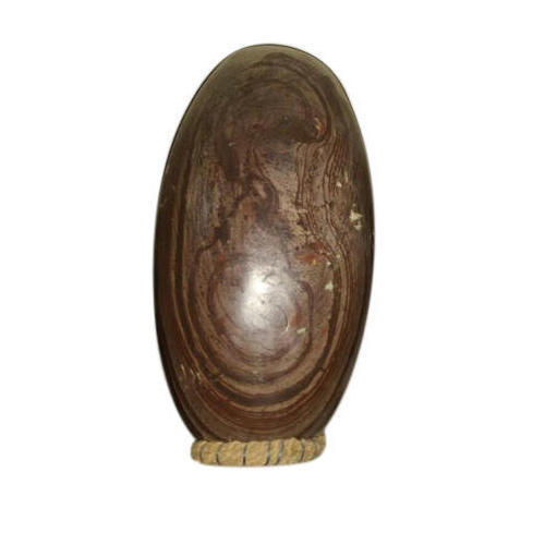 Narmada Stone Shivling, Color : Brown