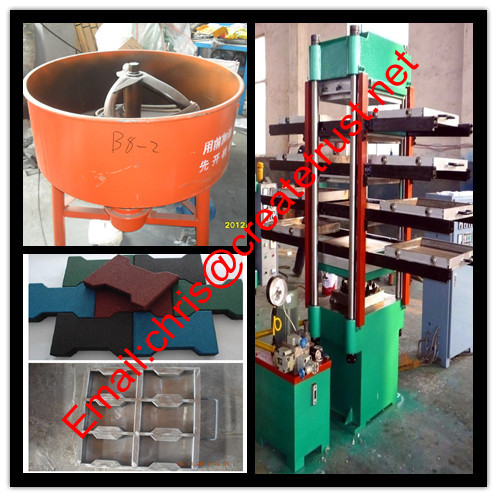 Rubber Tile Making Machine, Brand Name : CX