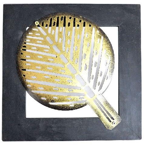 Square Wooden and Iron Wall Frames, For Home, Hotel, Office, Size : 25x2x30 Cm