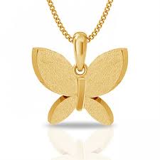 Gold Plated Silver Pendant, Color : Golden