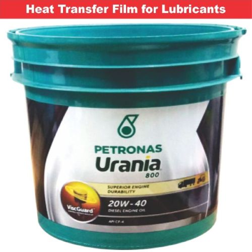 Heat Transfer Label For Lubricants