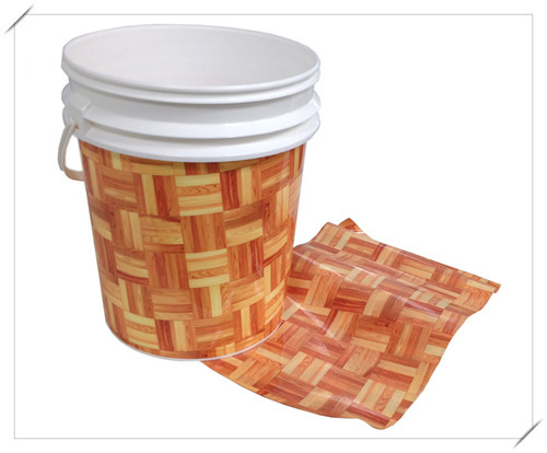 In Mould Label For Plastic Paint Bucket