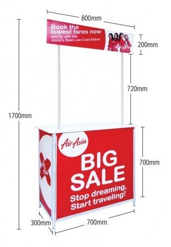 Promotional Table, Color : White Accordint To Matter