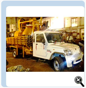 SELF DRIVE CONCRETE MIXER MACHINE