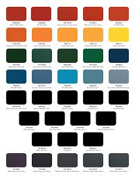 Powder Coating Colors