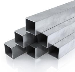 Stainless Steel Square Hollow Section Pipes, Color : Silver