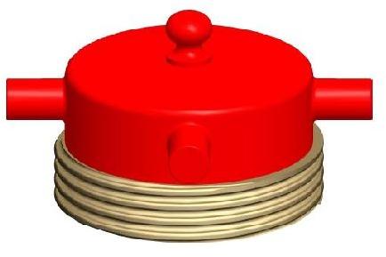 Gunmetal Male Round Threaded Fire Hydrant Blank Caps