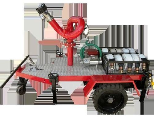 Carbon Steel Fire Monitor Trolley