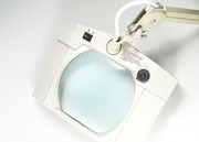Adjustable Table Top Magnifying Lamp