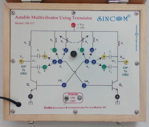 Astable Multivibrator Using Transistor SE-117