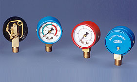 High Pressure Gas Gauges, Dial Size : 2'