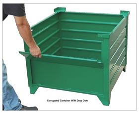 CORRUGATED BULK STEEL CONTAINERS